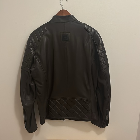Hugo boss leather coat - Picture 2 of 2
